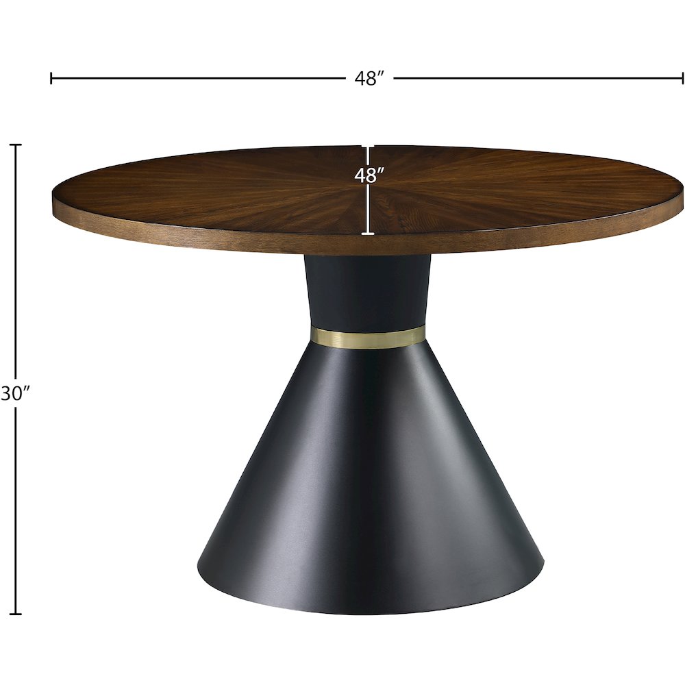 Sheridan Brown Wood Dining Table