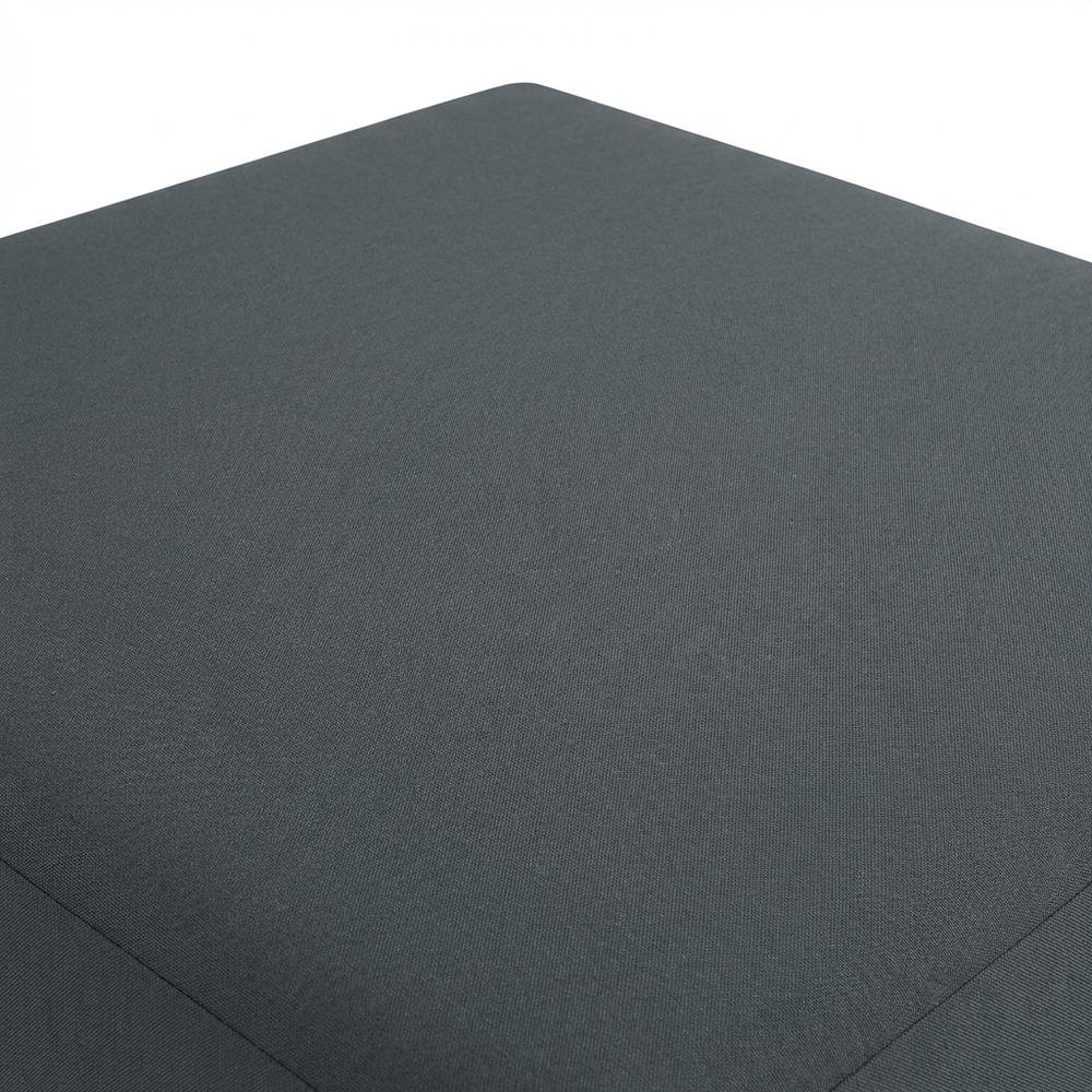 Gray Fabric Outdoor Patio Modular Sectional With Contemporary Style