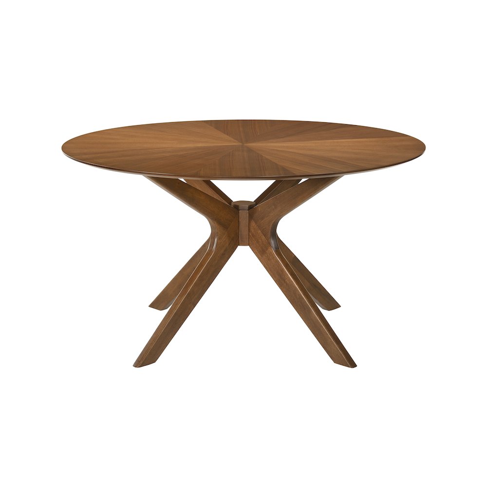 Woodson Rich Walnut Veneer Dining Table