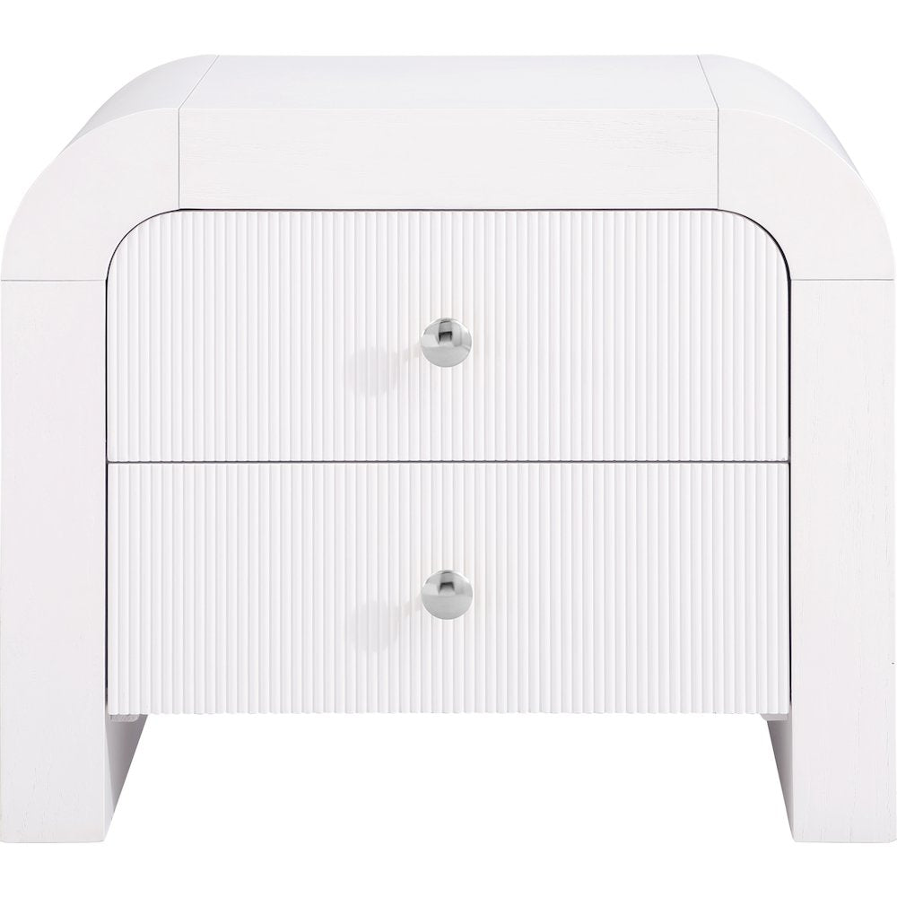 Artisto White Night Stand