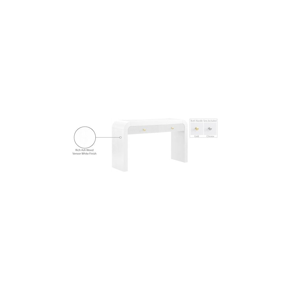 Artisto White Console Table