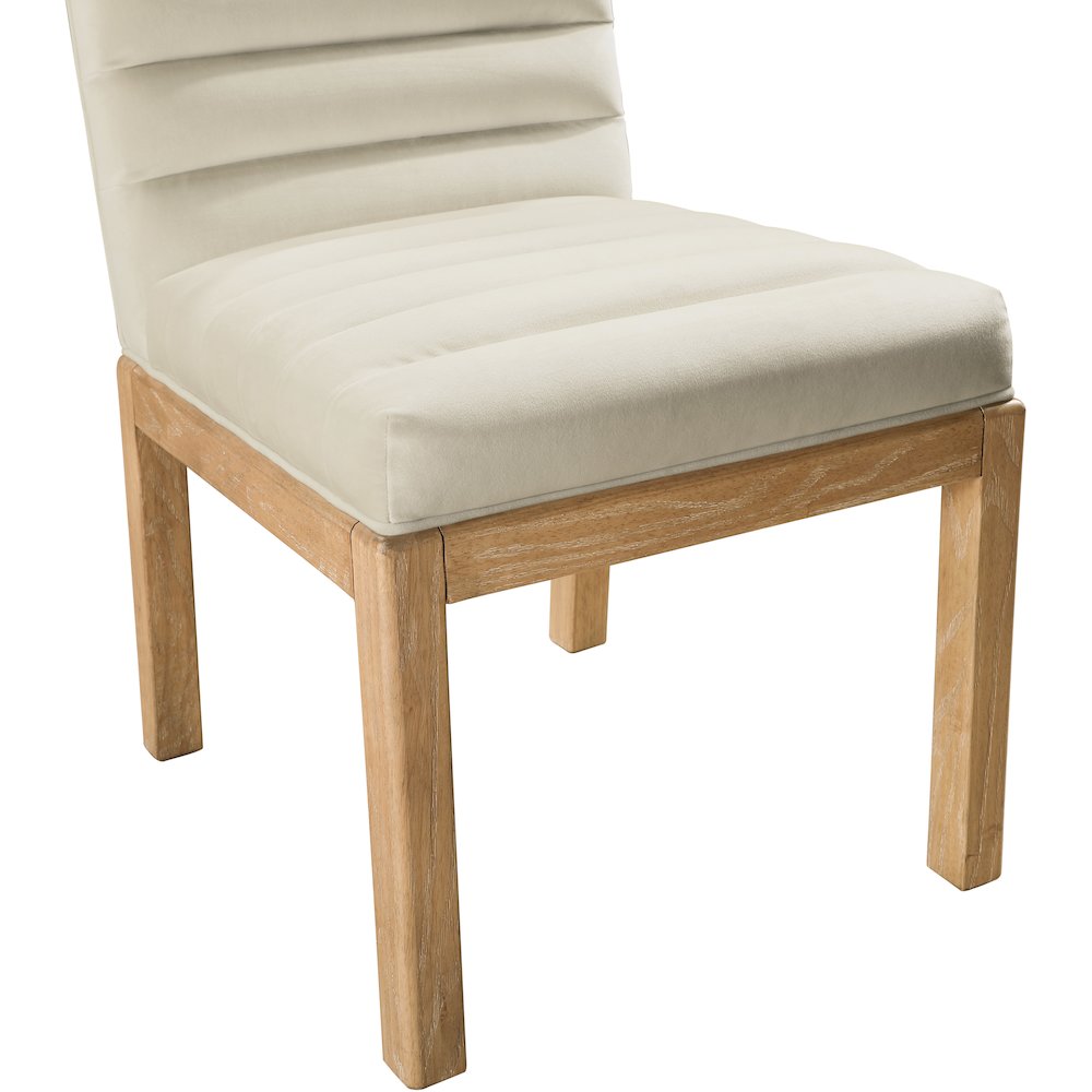 Evelyn Cream Velvet Dining Chair
