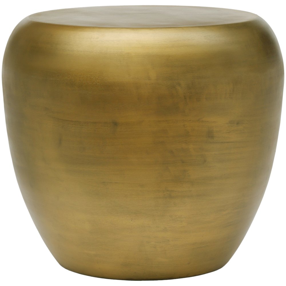 Capsule Gold Aluminum End Table