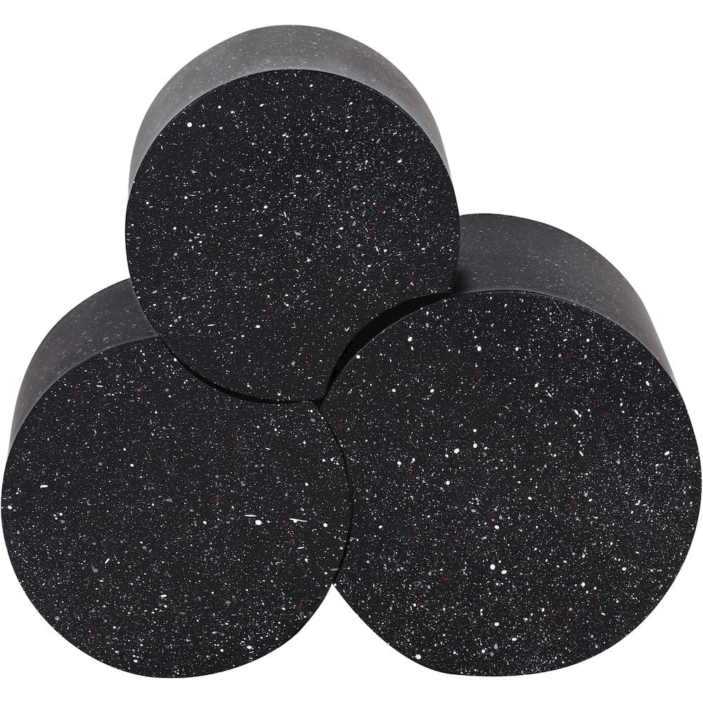 Dimple Black End Table