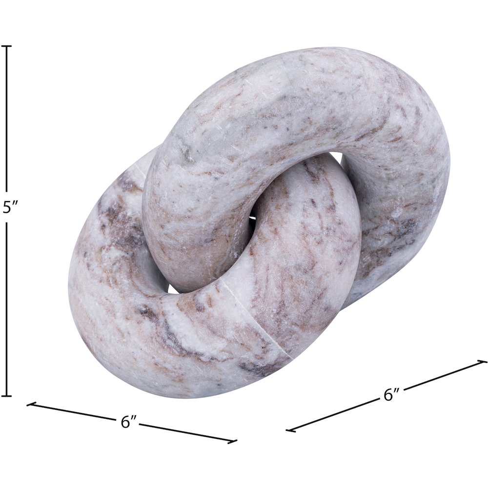 Knot Brown Marble Decorative Knot