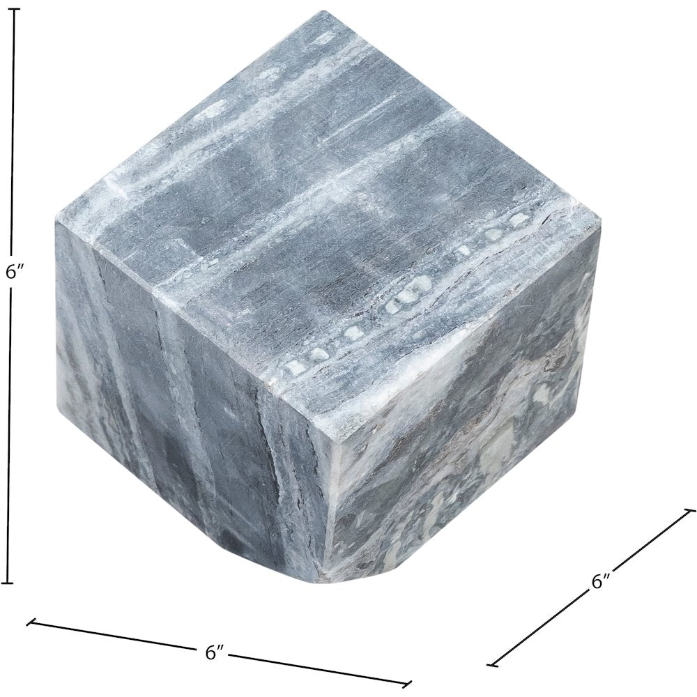 Block Panda Marble Decorative Cube