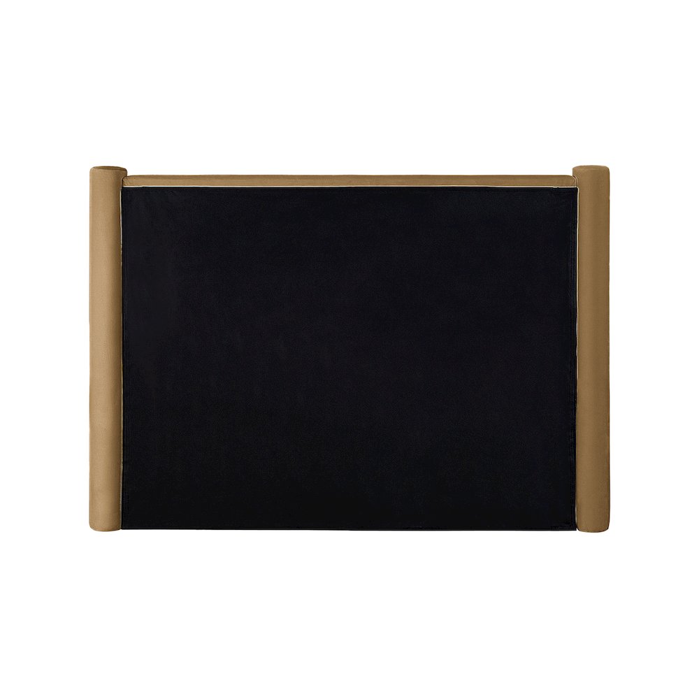 Elias Saddle Velvet Queen Bed