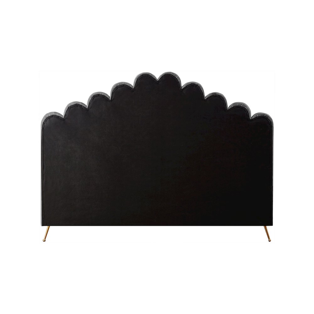 Lily Grey Velvet King Bed