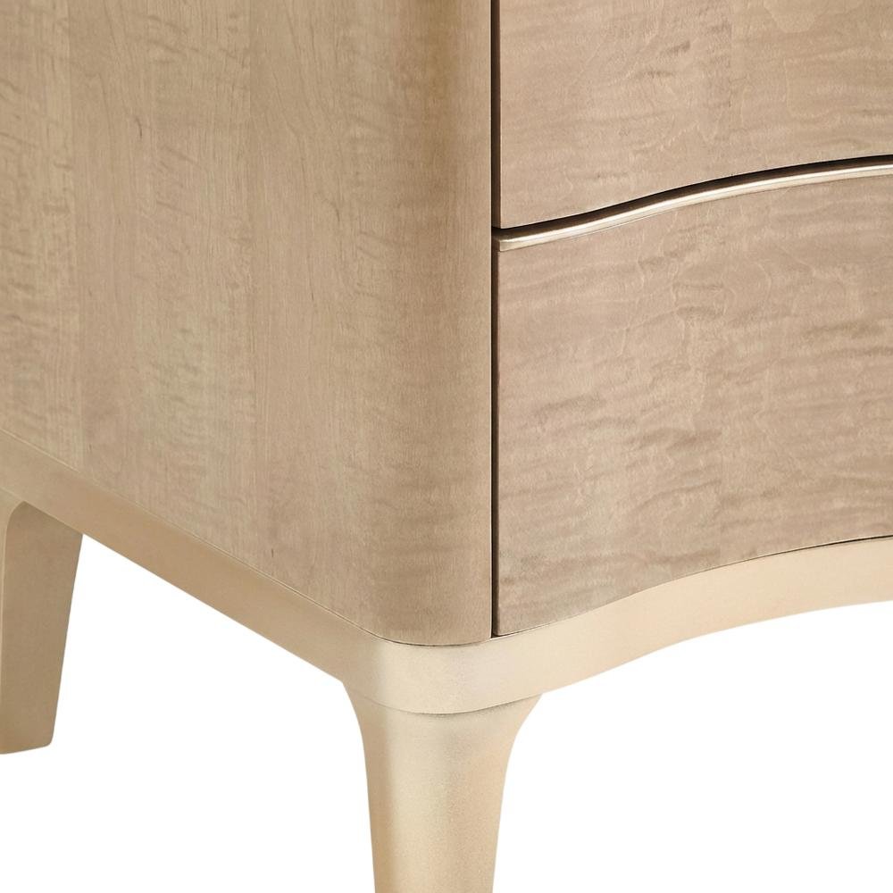 Malibu Crest 3-Drawer Nightstand - Blush