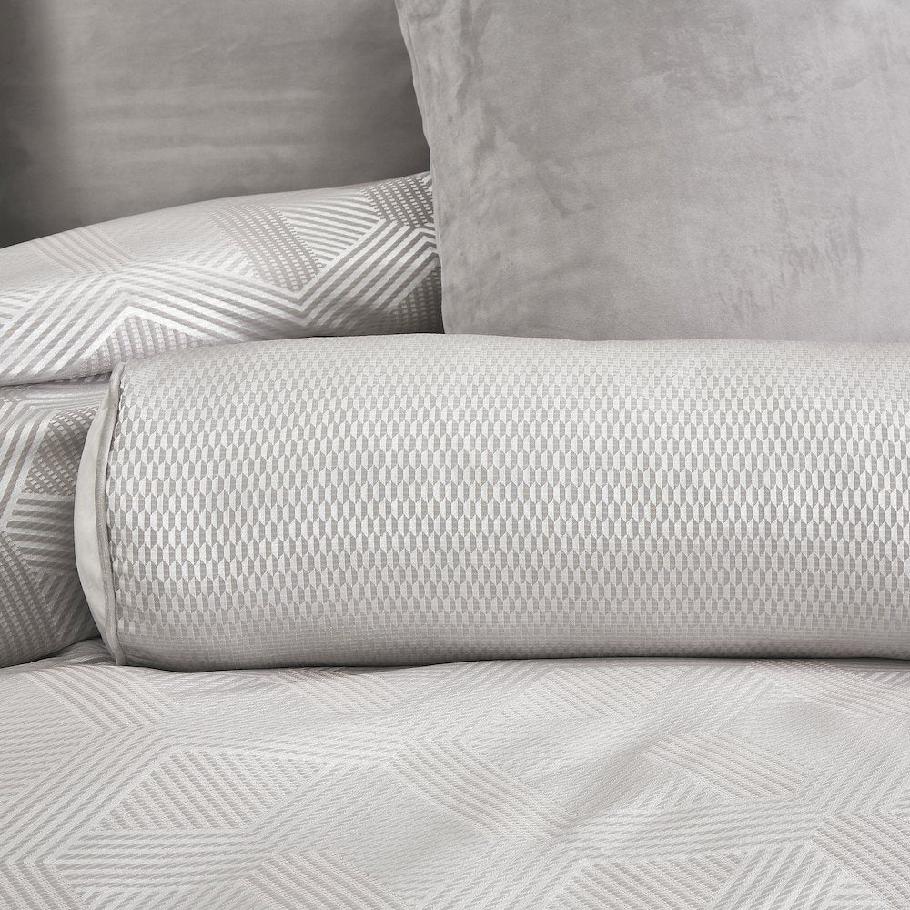 Nouveau 10-Piece King Duvet Set - Dove