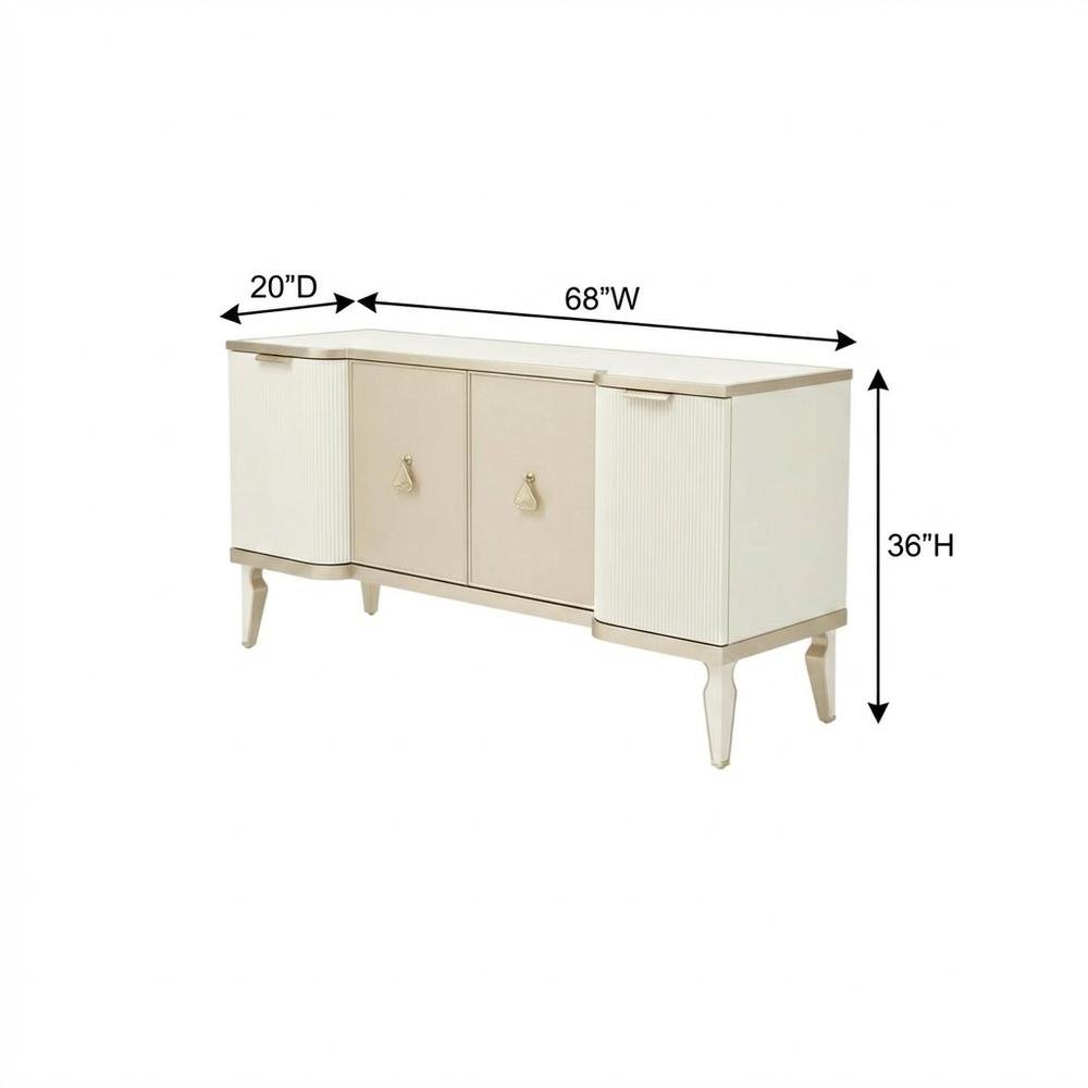 La Marisia Sideboard - Creamy Pearl