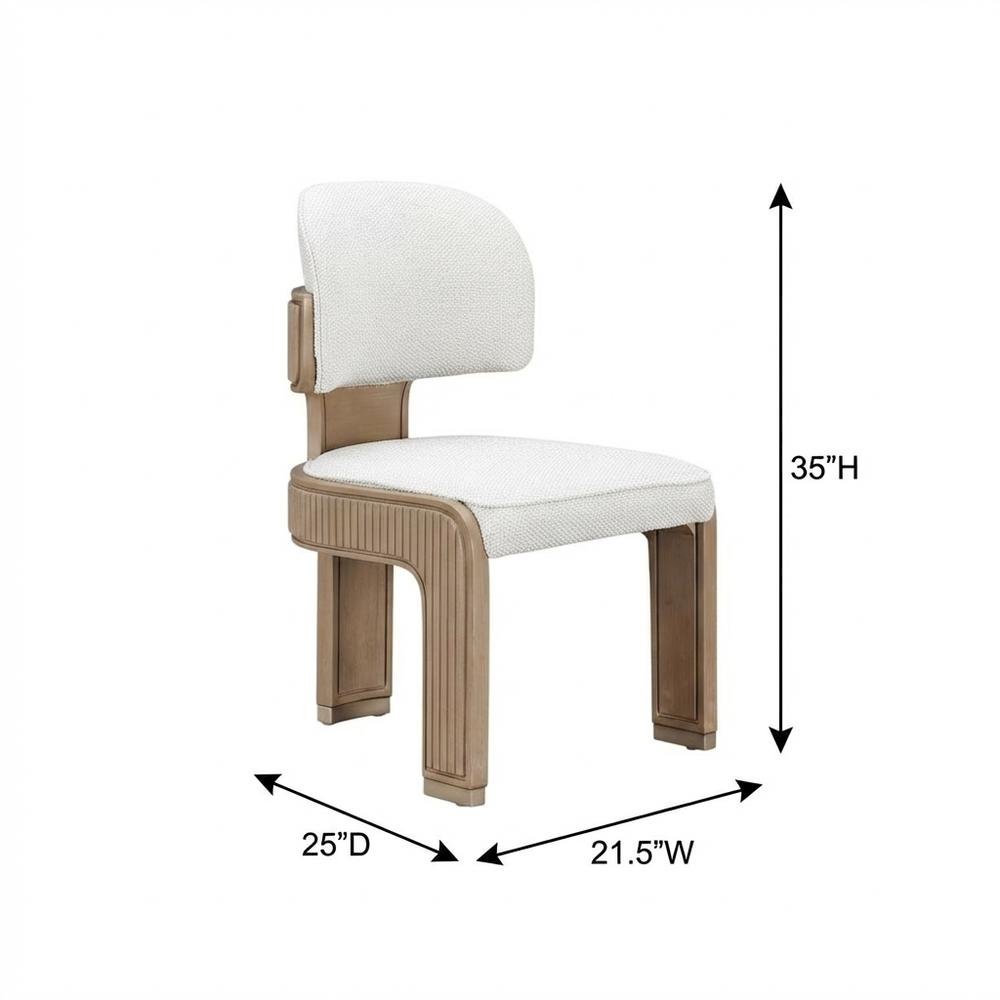 West Kensington Dining Side Chair, Set of 2 - Buff/Sea Salt Caramel