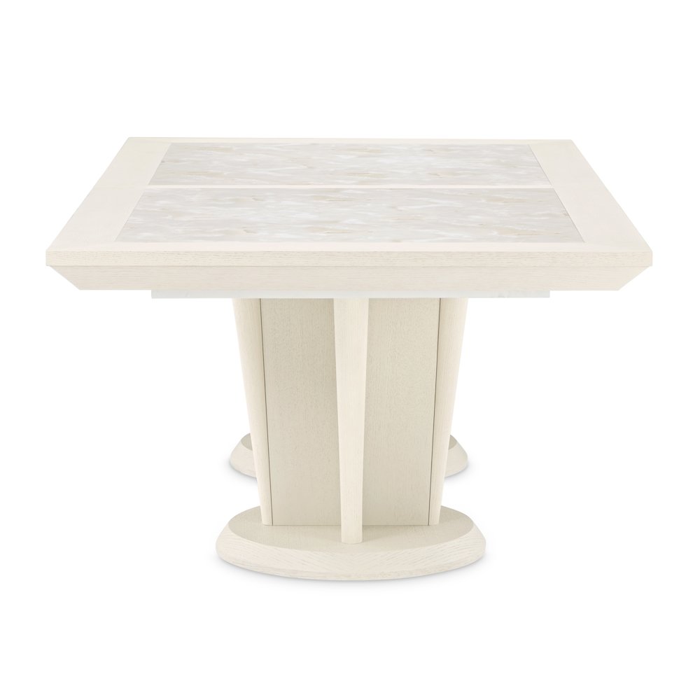 Portrait Rectangular Dining Table - Alabaster White