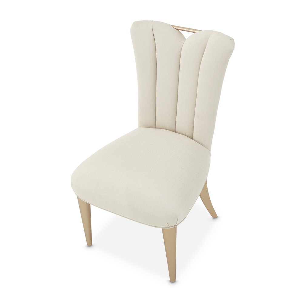 La Rachelle Dining Side Chair - Icicle/Champagne Set of 2