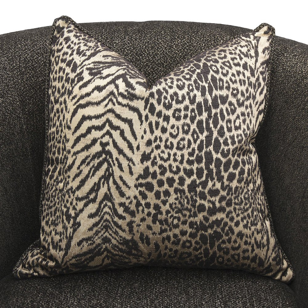 Lisbon Accent Chair - Onyx/Gold