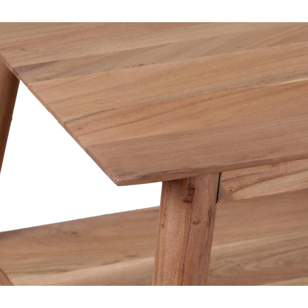 Porter Designs Portola Solid Acacia Wood Coffee Table, Natural