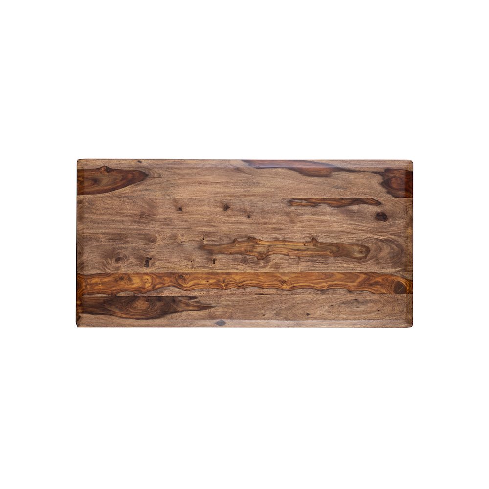 Porter Designs Sonora Solid Sheesham Wood Coffee Table, Brown