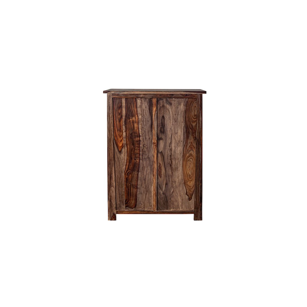 Porter Designs Kalispell Solid Sheesham Wood Chest, Brown