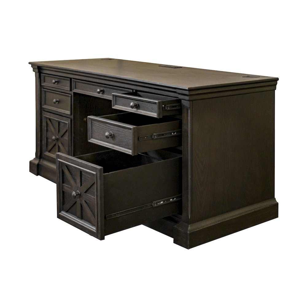 Kingston Traditional Credenza, Dark Brown