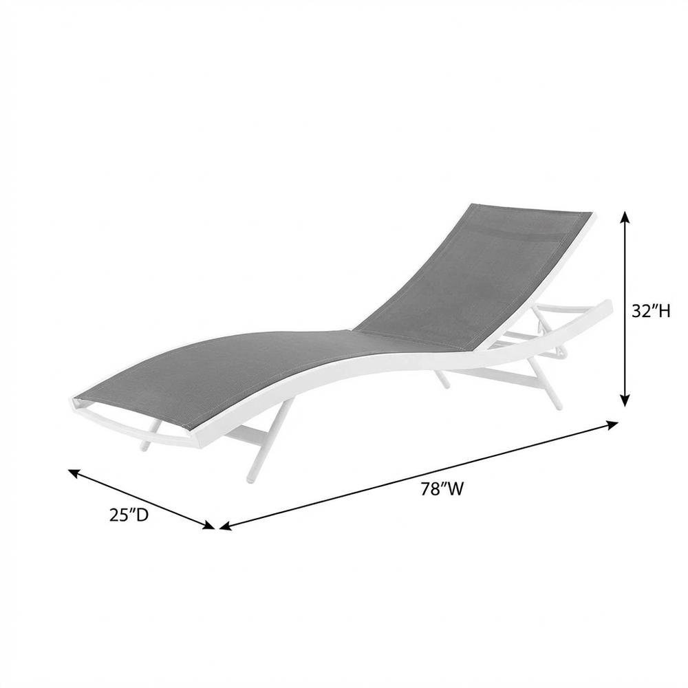 Outdoor Patio Chaise Lounge Set Of 2 With Comfortable Design And Durable Frame