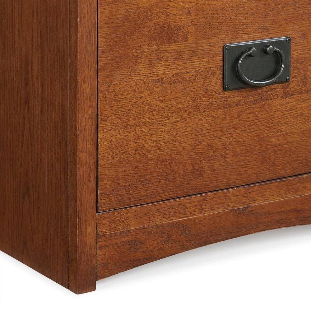 Solid Wood 2-Drawer File Cabinet with Writing Tray, Michael's Cherry