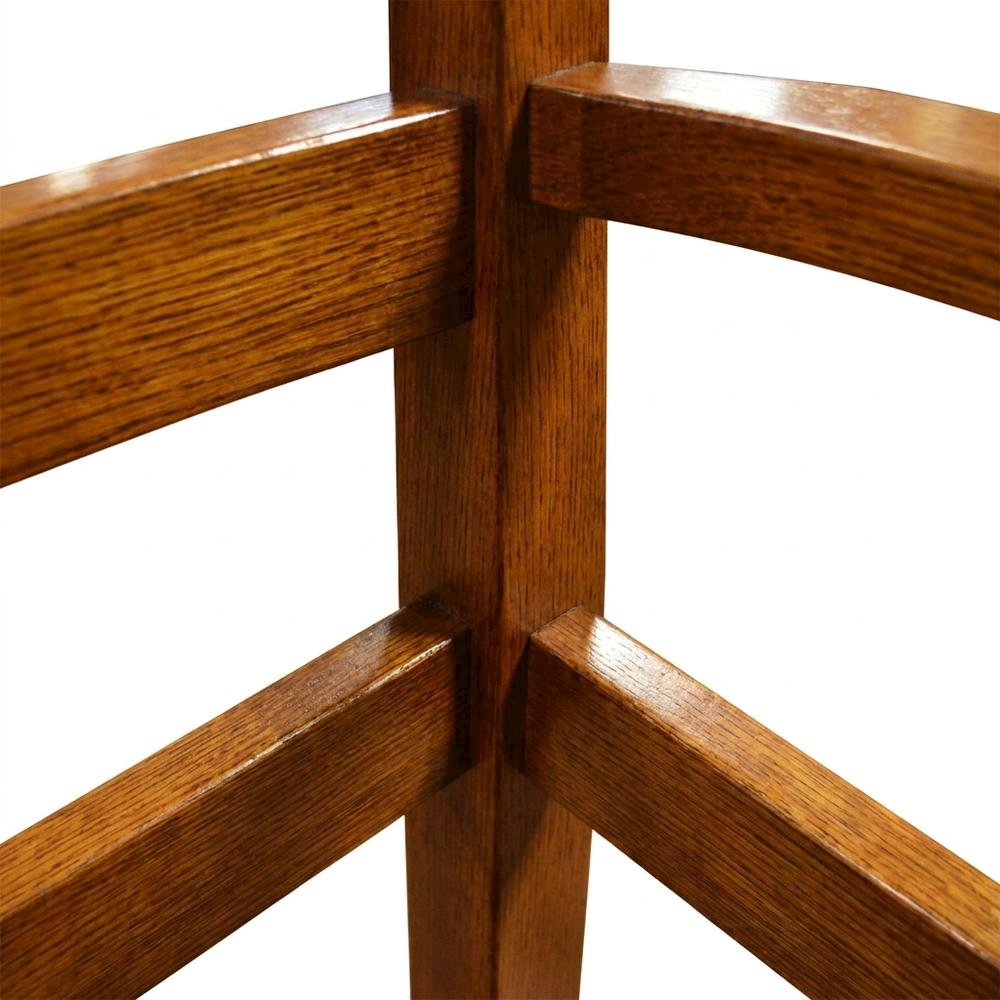 Solid Wood Mission Style Square Dining Table, Small Kitchen, Walnut