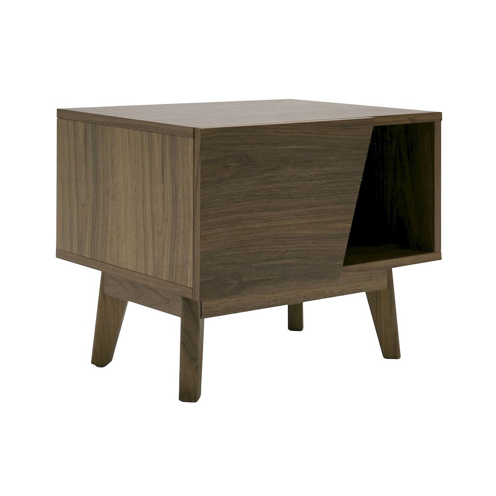 Modrest Abelard - Mid-century Walnut Nightstand