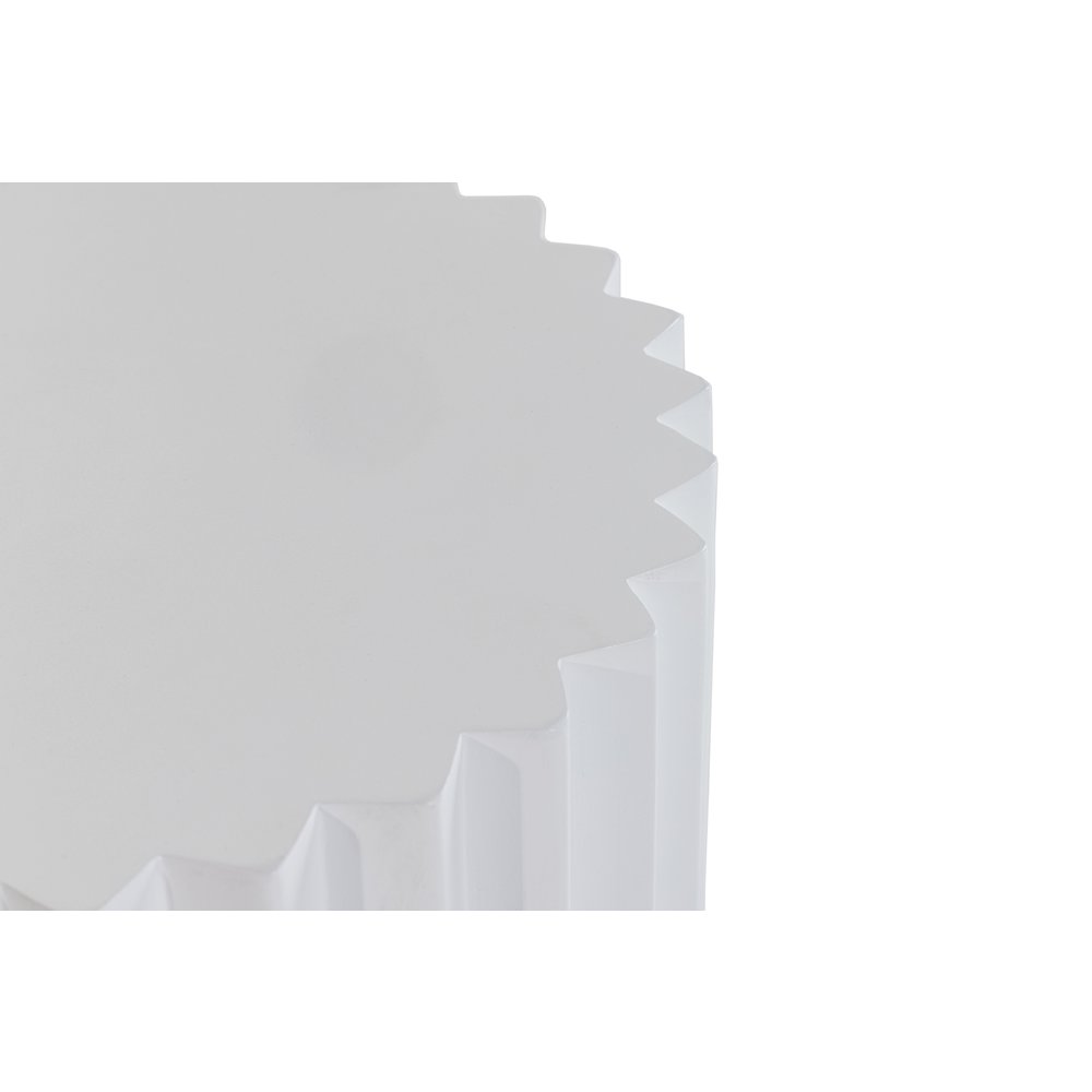 Modrest Evadale - Modern White Concrete End Table