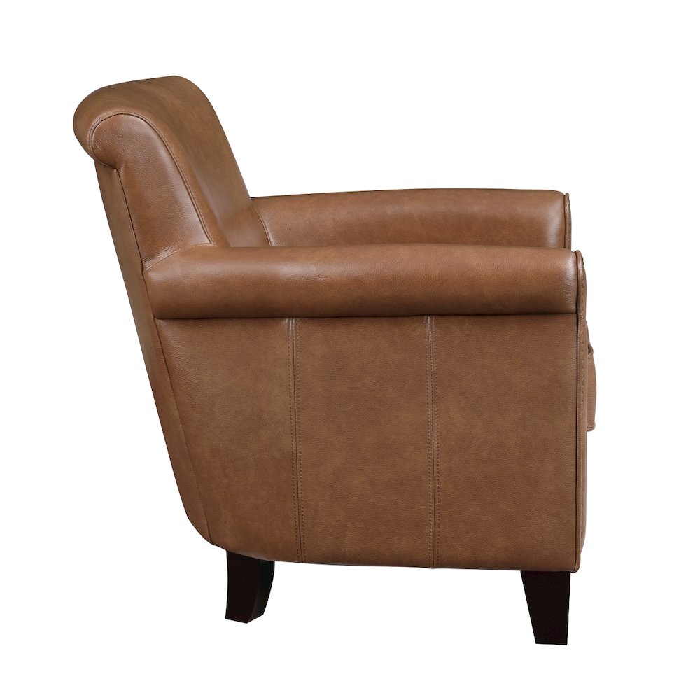 Lexicon Braintree Leather Accent chair in Brown