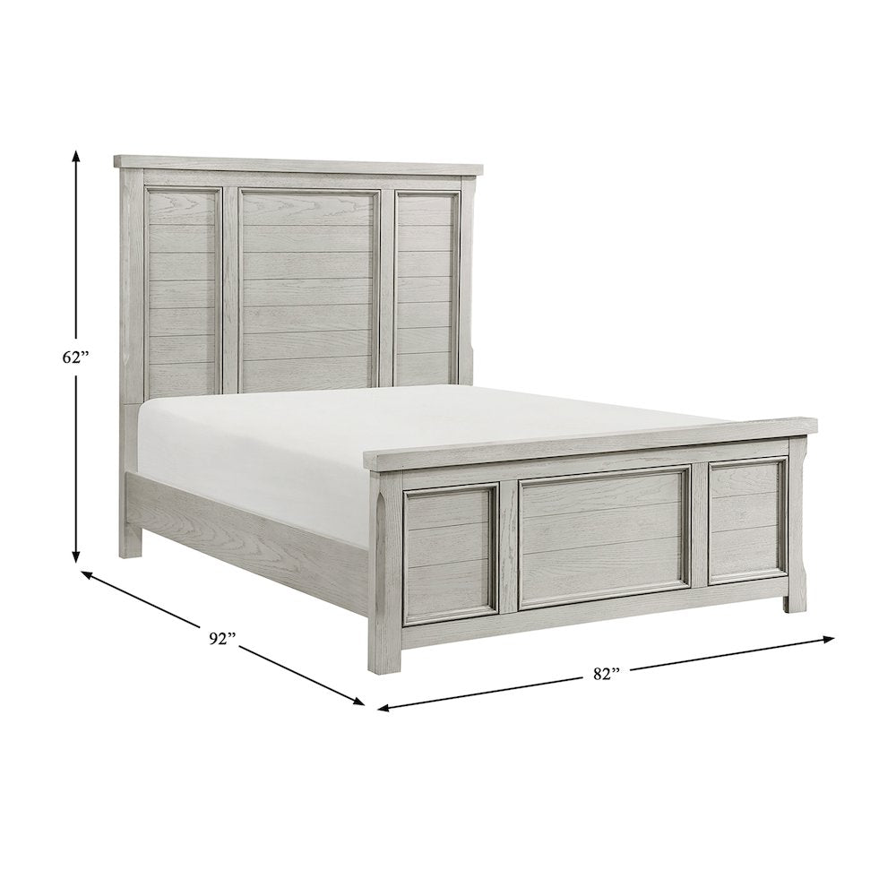 Providence Acacia California King Bed in Antique White