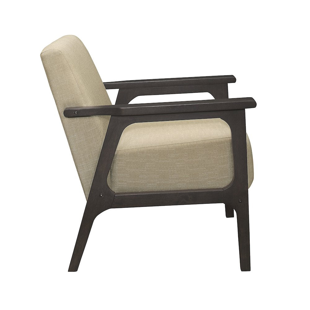 Ocala Textured Accent Chair in Light Brown