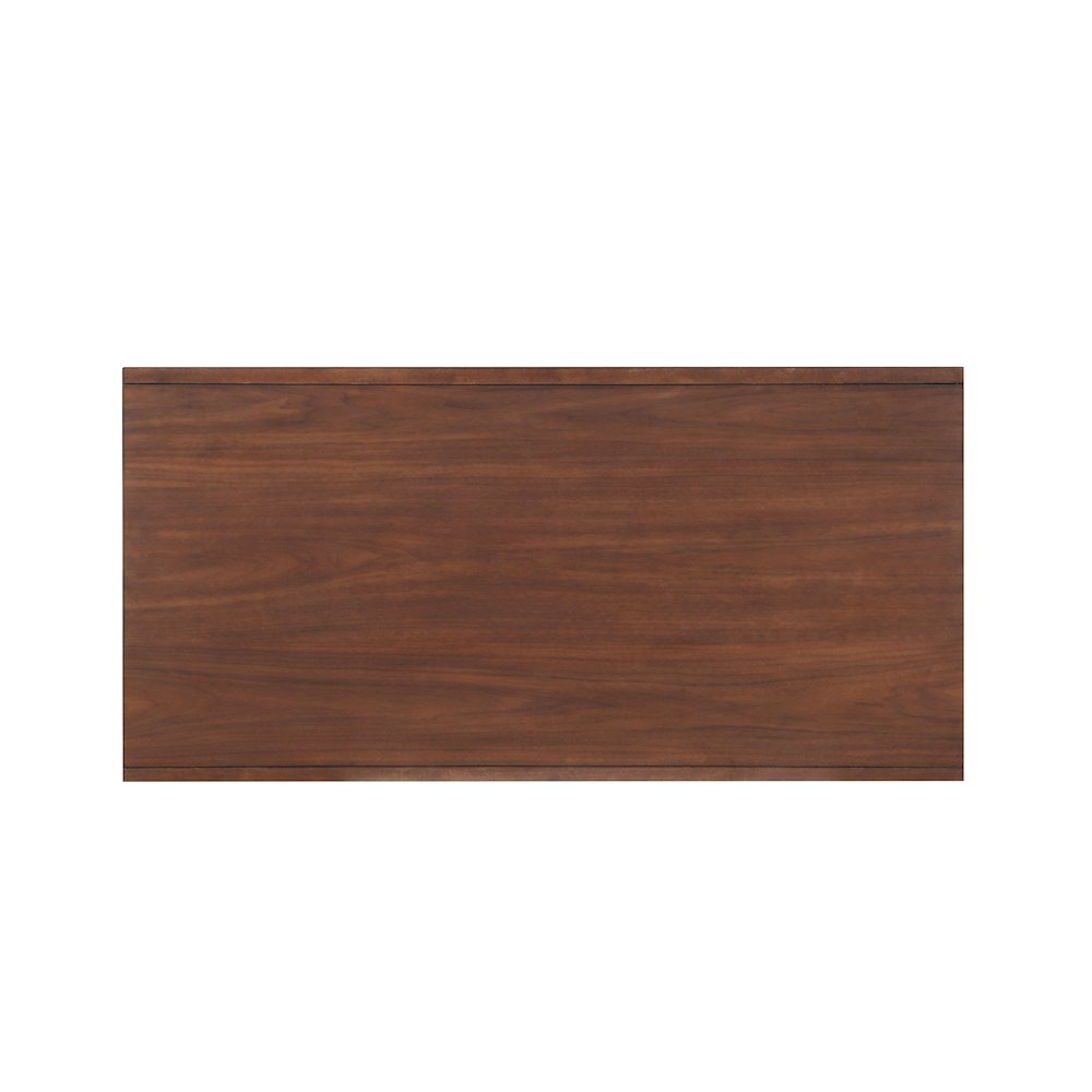 Frolic Rubberwood Cocktail Table with Two Functional Drawers in Brown