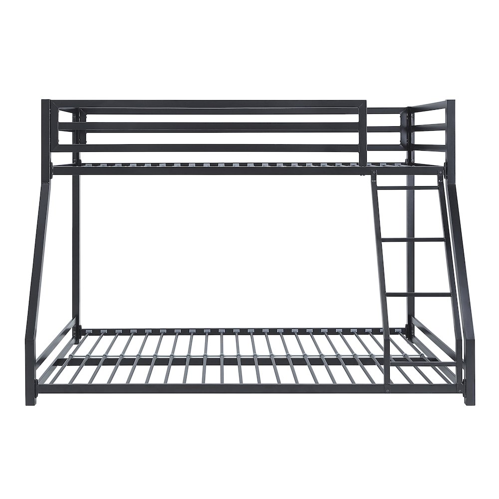Jovie Metal Twin Over Full Metal Bunk Bed in Black