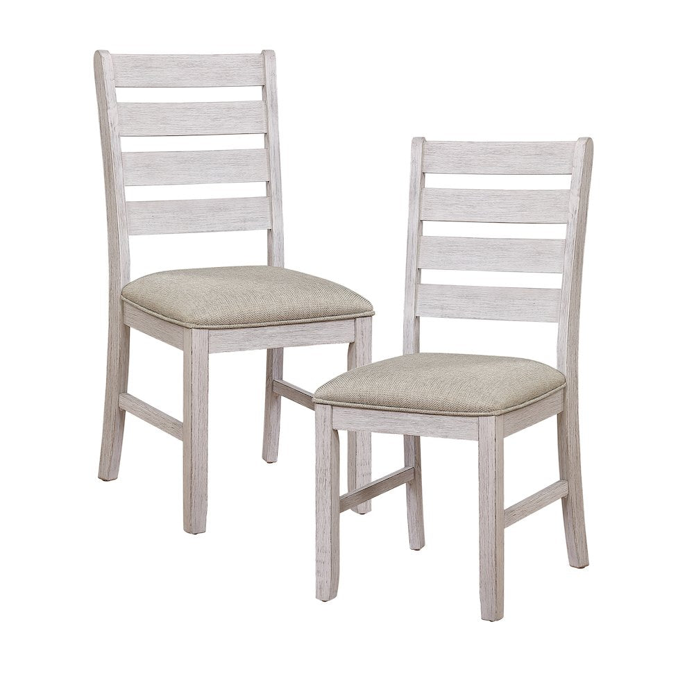 Ithaca Wood Dining Room Side Chair, set of 2 in Brown