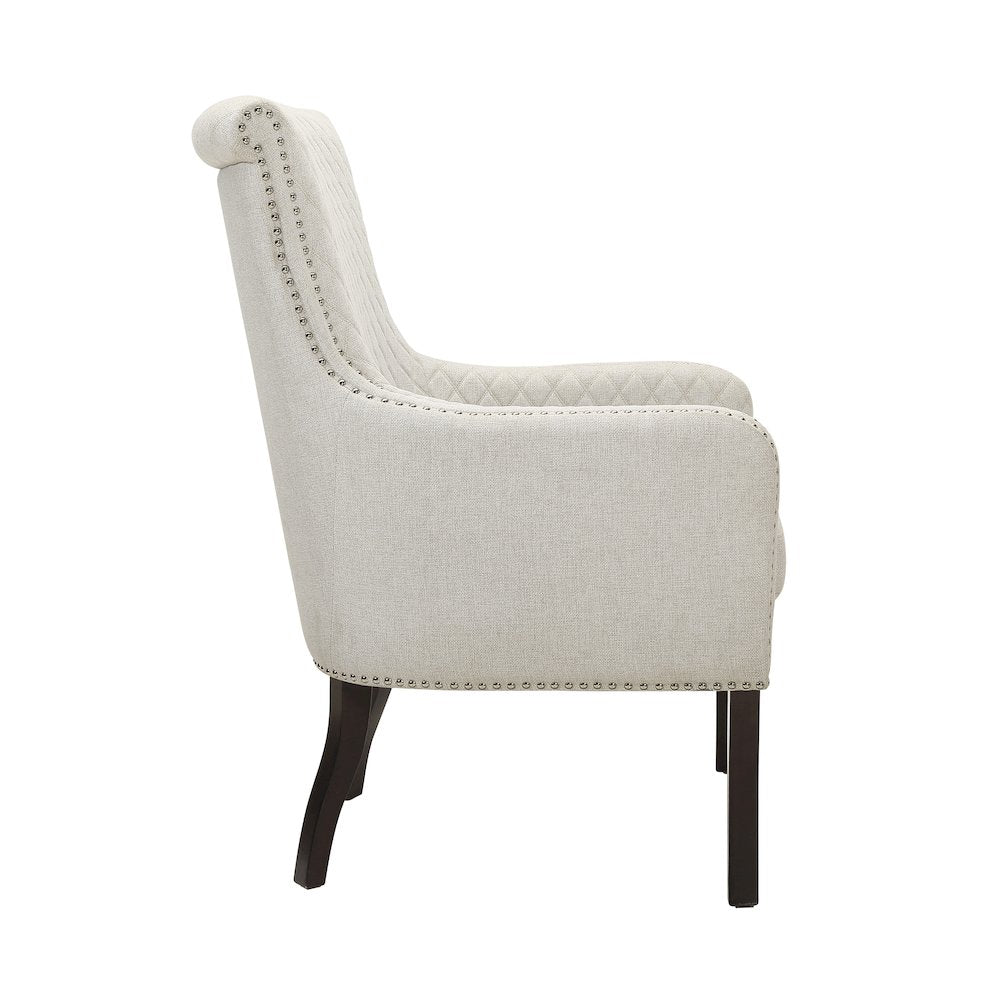 Avalon Textured Accent Chair in Beige