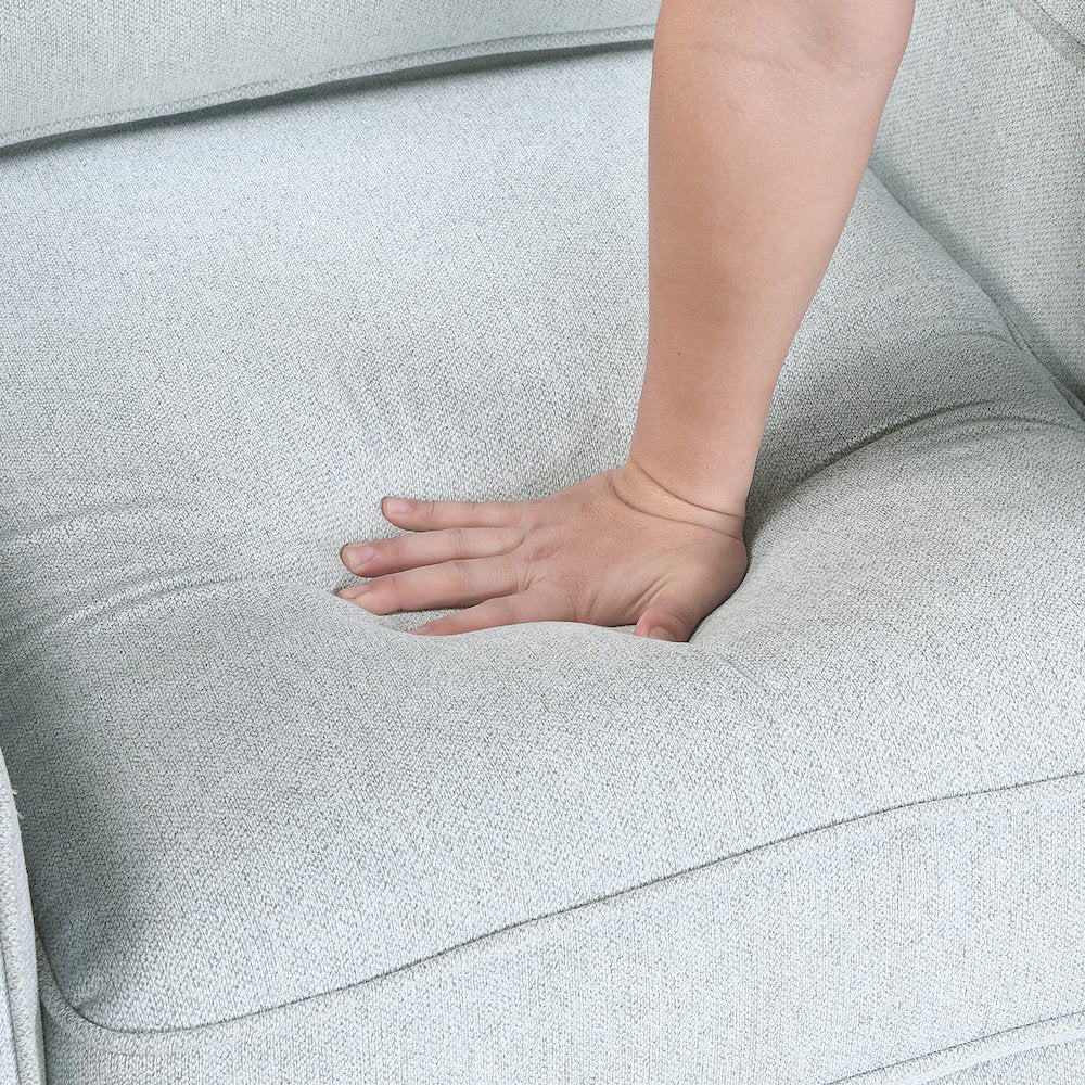 Gael Textured Sofa in Gray