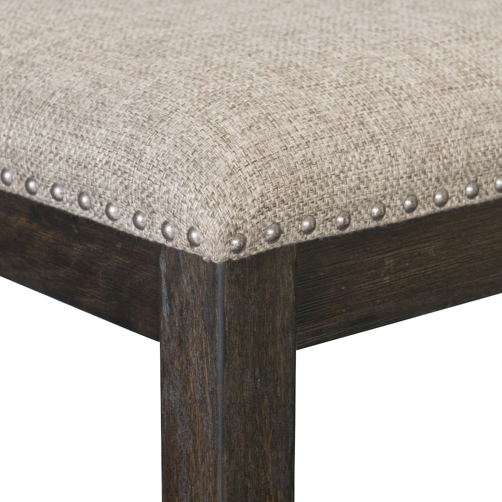 Southlake Textured Dining Room Bench in Brown