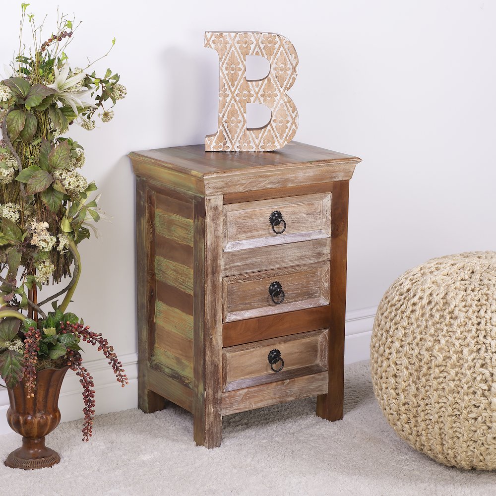 Arya Rustic Accent Chest, Assorted