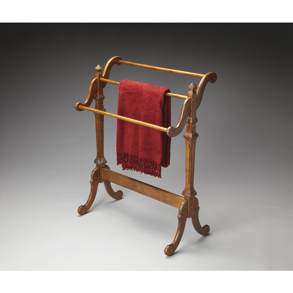 Newhouse Blanket Stand, Medium Brown