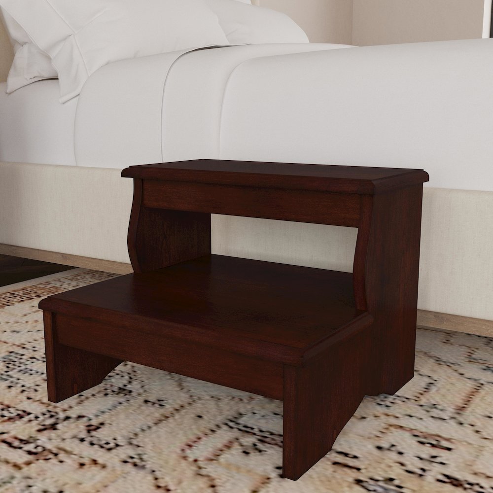 Melrose Step Stool, Dark Brown