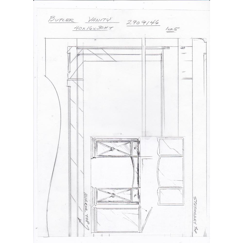 Celeste Mirrored Vanity Table, Silver