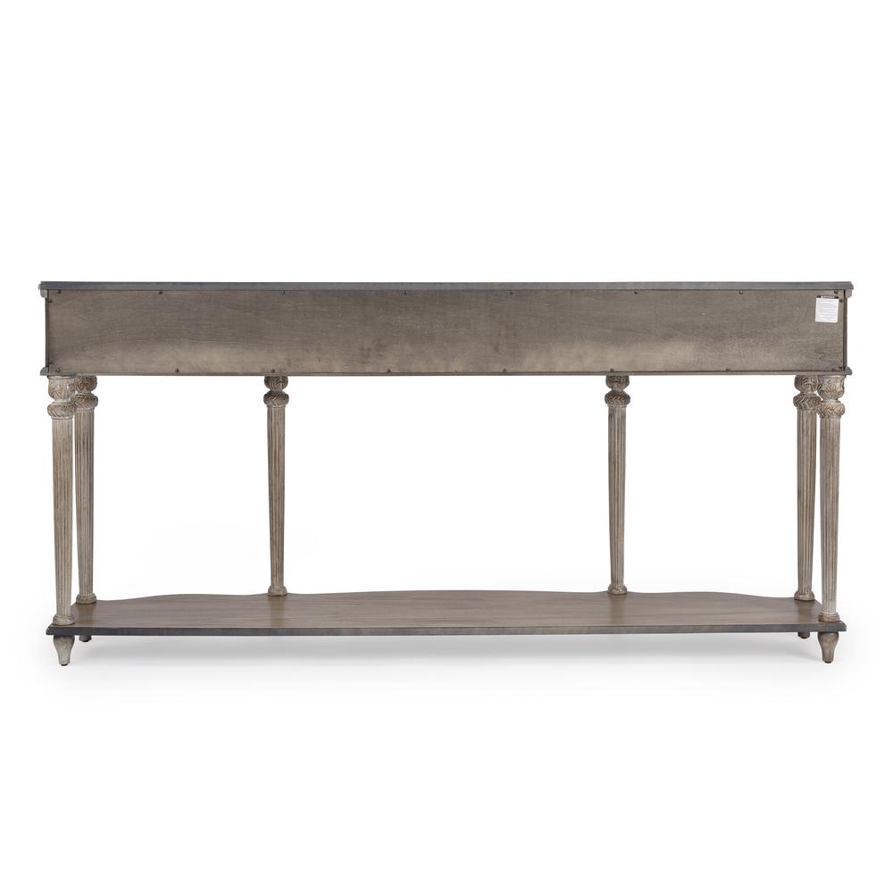 Peyton Console Table, Gray, Natural