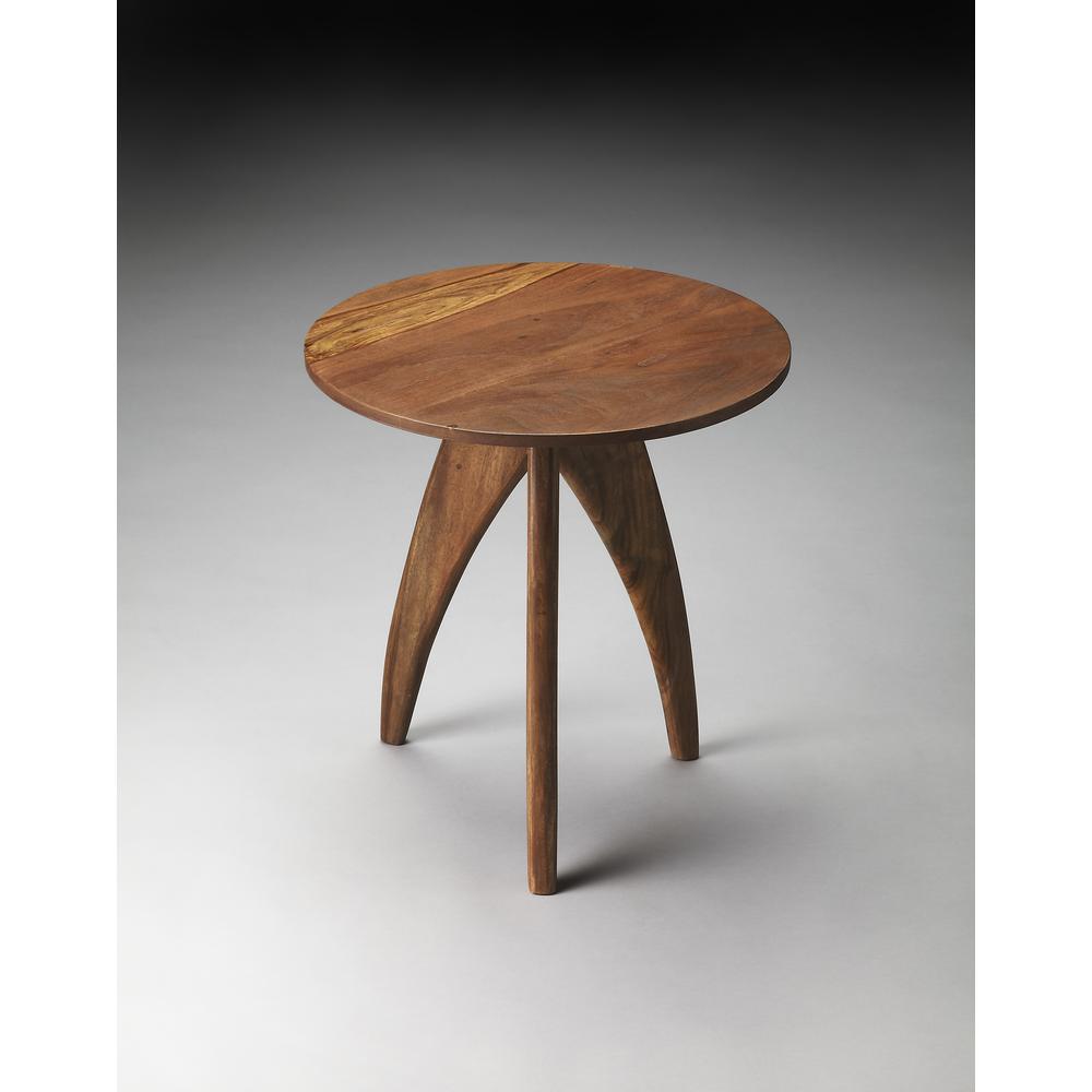 Lautner Modern Side Table, Light Brown