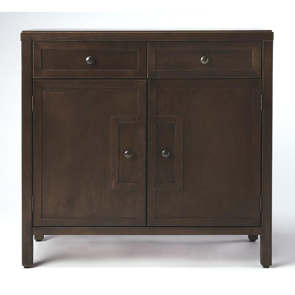 Imperial Wood Accent Cabinet, Dark Brown