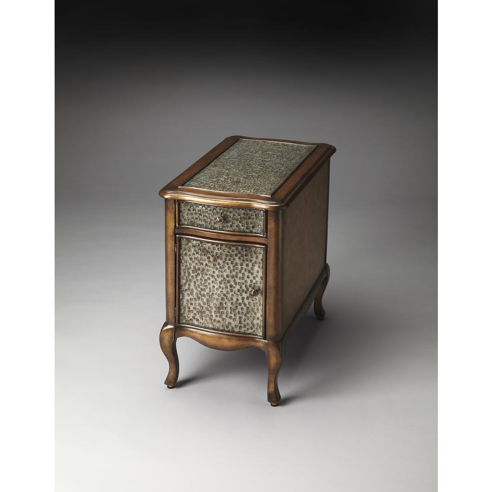 Bosworth Hamme Metal Side Table, Multi-Color