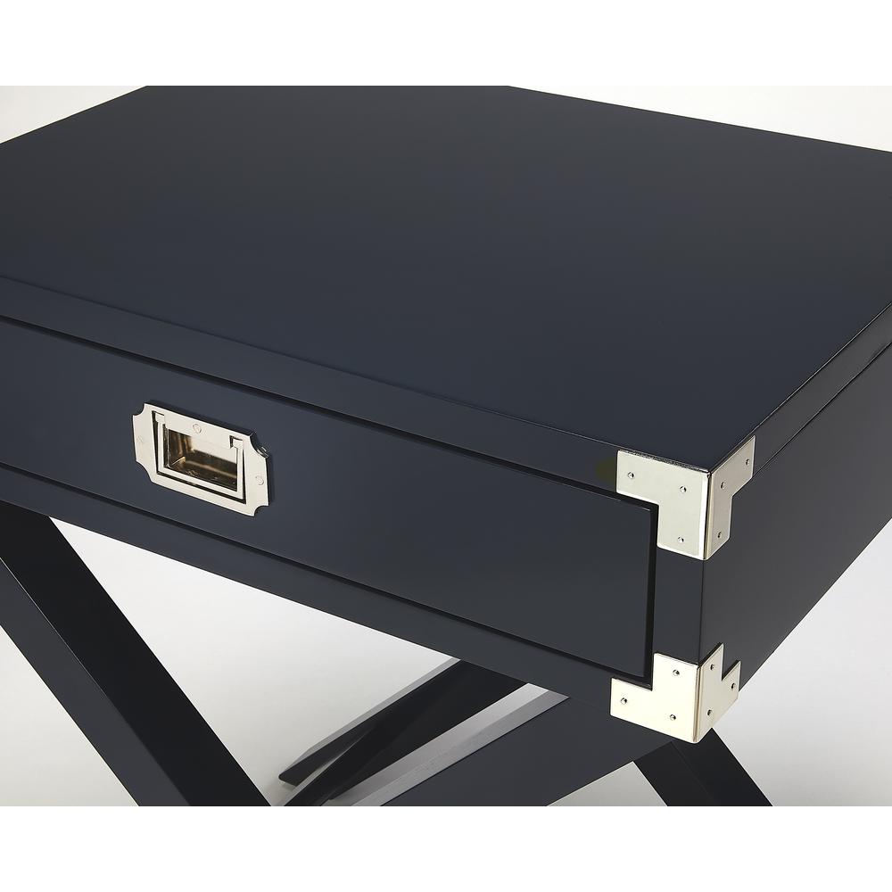 Anew Campaign Side Table, Blue