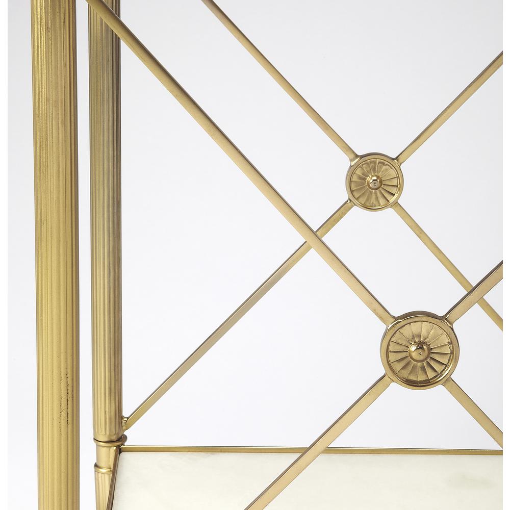 Taren End Table, Gold