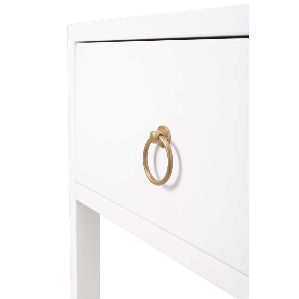 Lark End Table, White