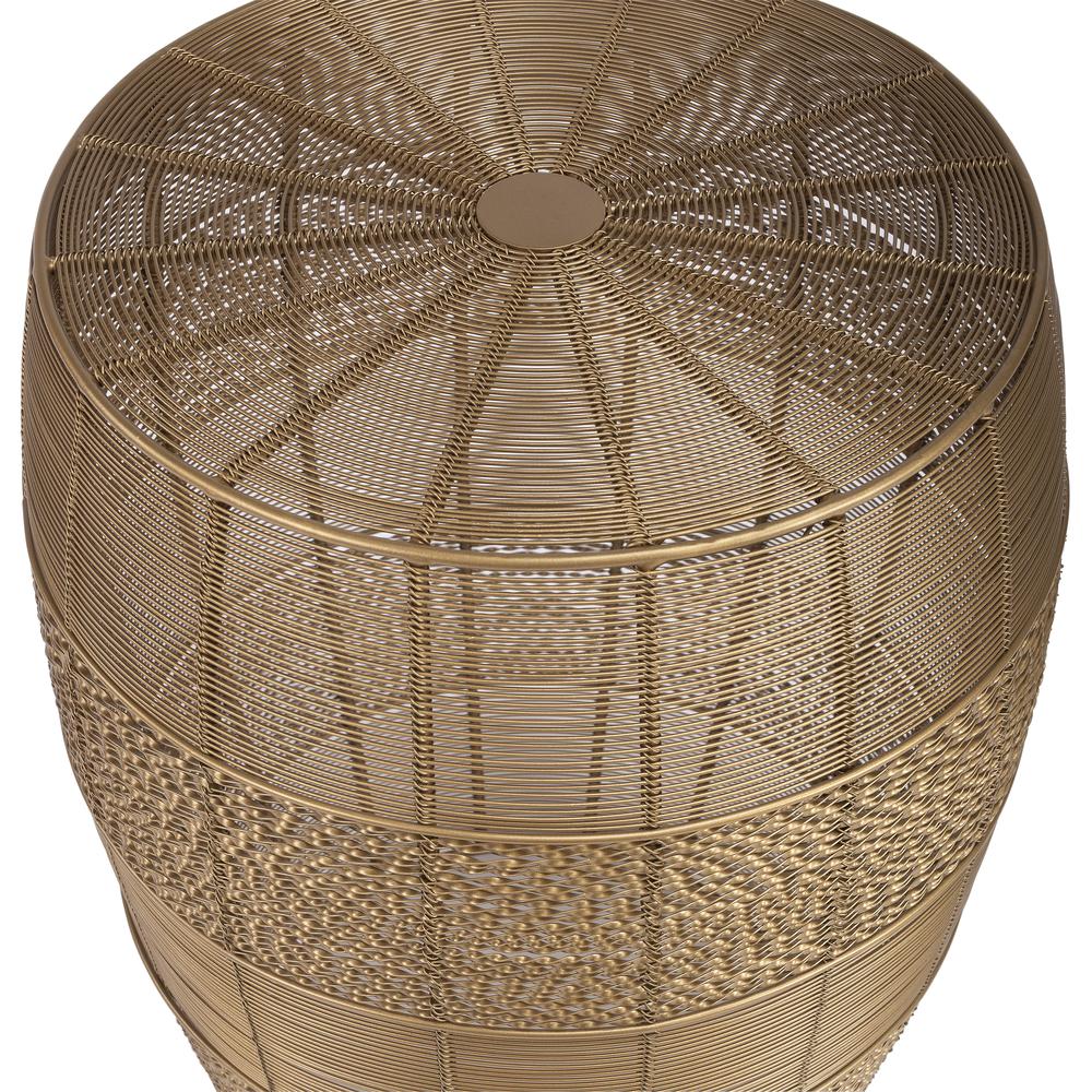 Bellarose Metal Side Table, Gold