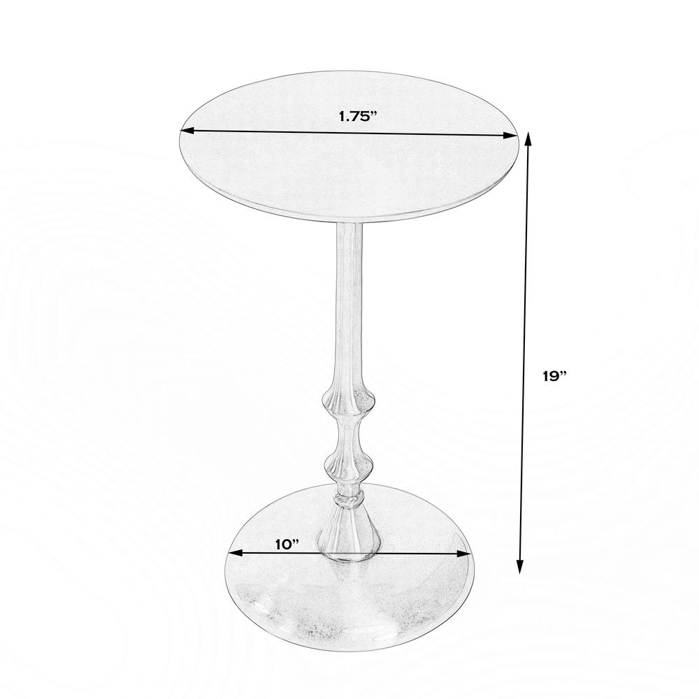 Givanna Metal Side Table, Gold